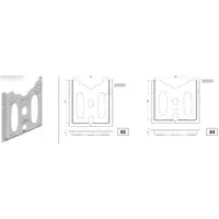 Drawing, Document holder A4, plastic
