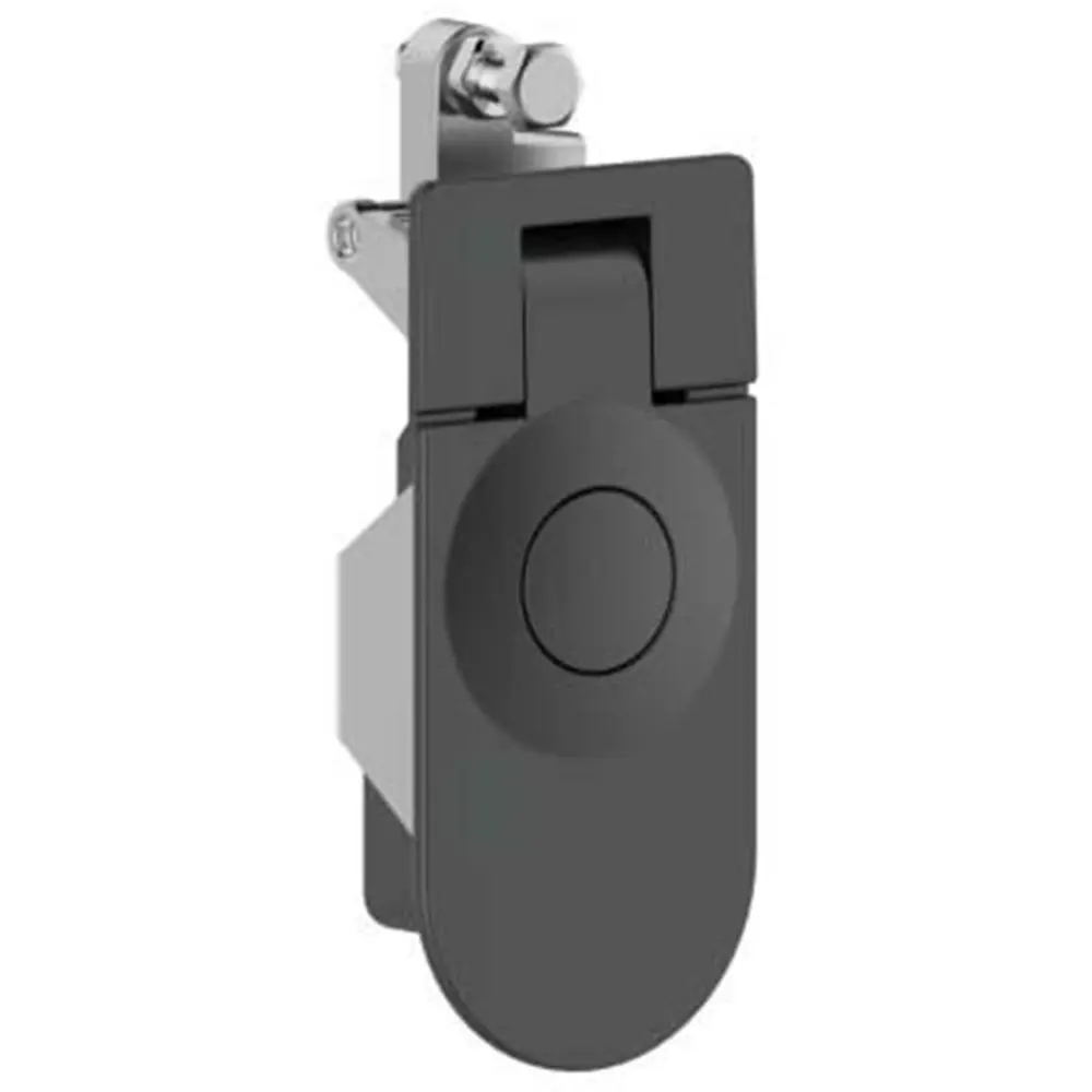 Compression lock, 0–15 mm, non-locking, no cylinder, zinc, black, photograph