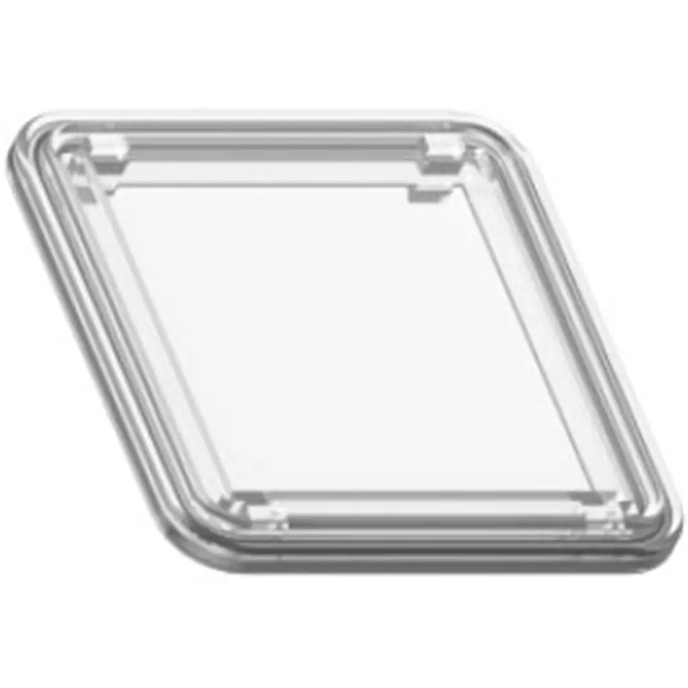 Counter screen, snap type, polycarbonate, O-ring, 3 mm, photograph