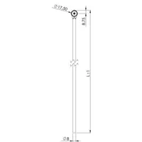 Drawing, Flat rod, 800 mm