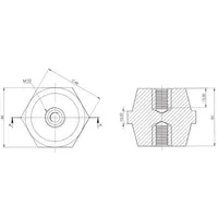 Drawing, Insulator M10, polyester, OSKAR