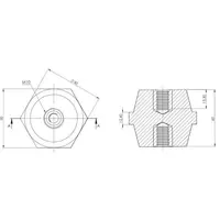 Drawing, Insulator M10, polyester, OSKAR