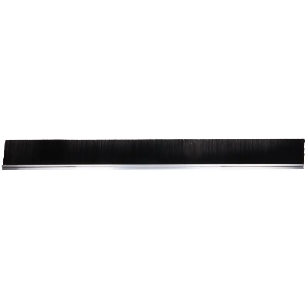 Door bottom brush, 120 × 1000 mm, aluminium